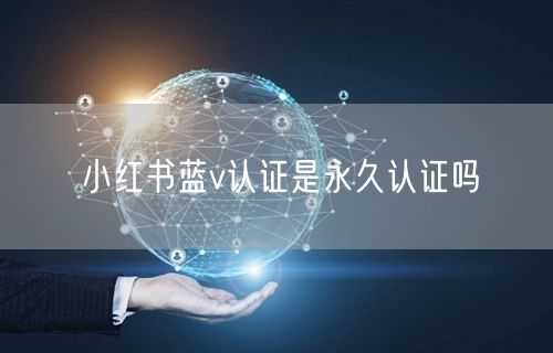 小红书蓝v认证是永久认证吗